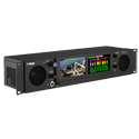 Wohler iVAM2-2-G 2RU Dual Screen 16-Channel Dual Input 3G/HD/SD-SDI Audio & Video Monitor with Touch Screen Control
